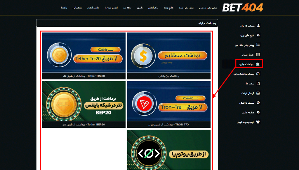 روش ‌های برداشت از بت 404